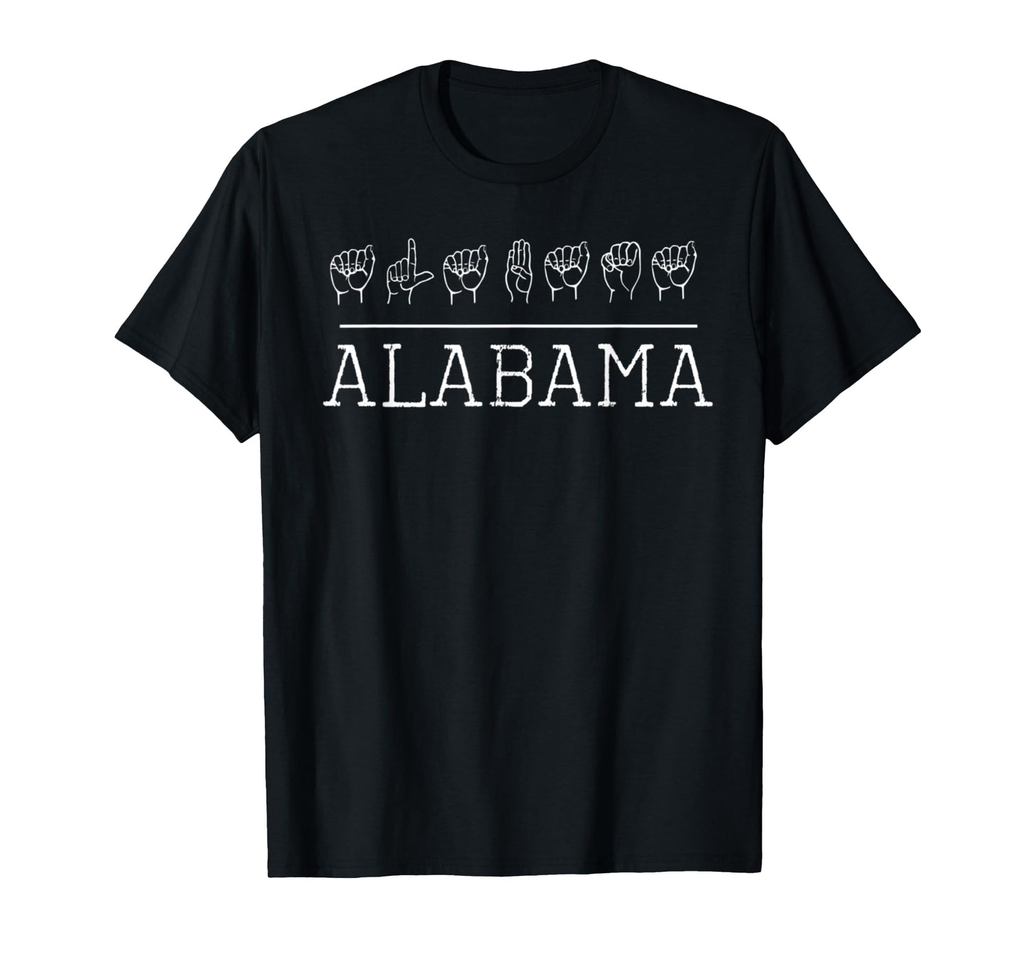 Deaf Pride Alabama Trendy ASL Sign Language Fan Gift Shirt