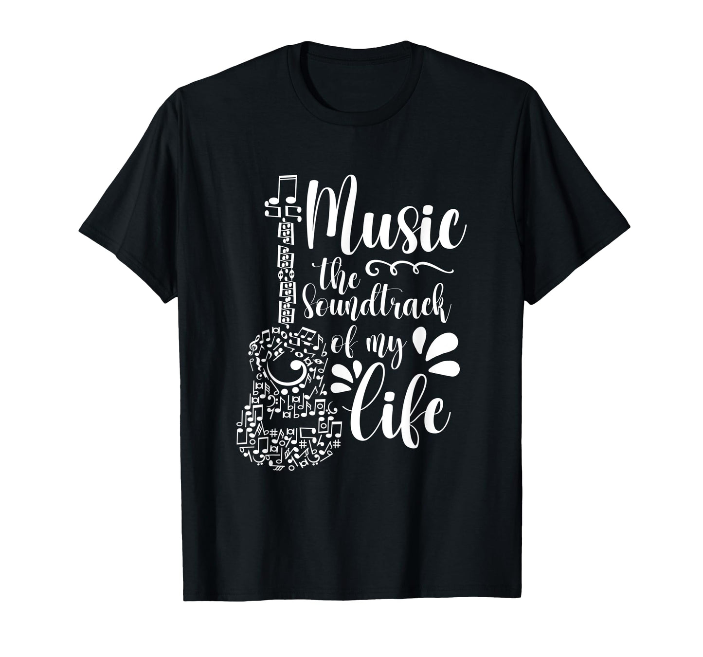 Music The Soundtrack Of My Life Guitar Music Guitarist T-Shirt