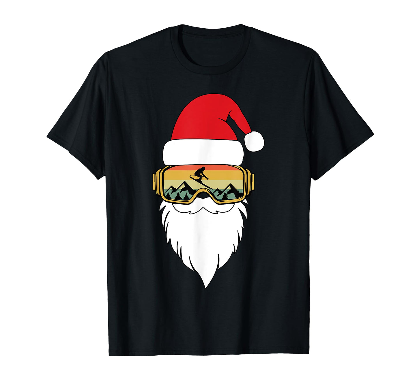 Skiing Christmas Winter Skier Funny Apres Ski T-Shirt