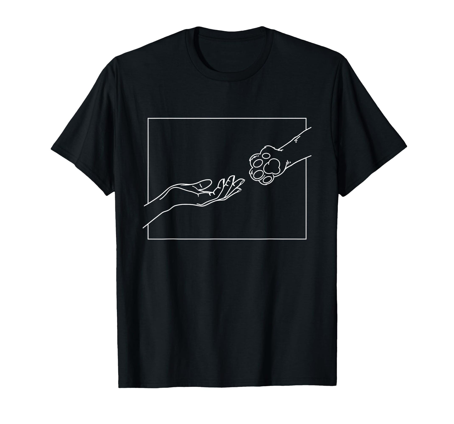 Hand And Paw - Dog Lover Dog Mom Dog Dad Dog Owner T-Shirt