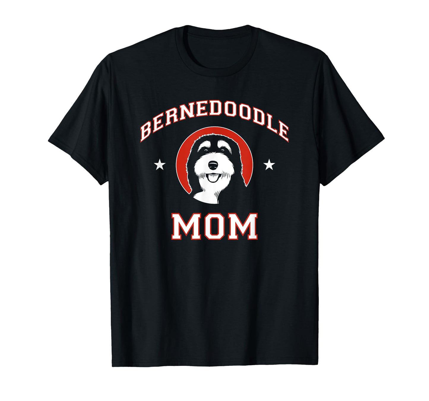 Bernedoodle Mom Dog Mother T-Shirt for Men Women Girls Kids