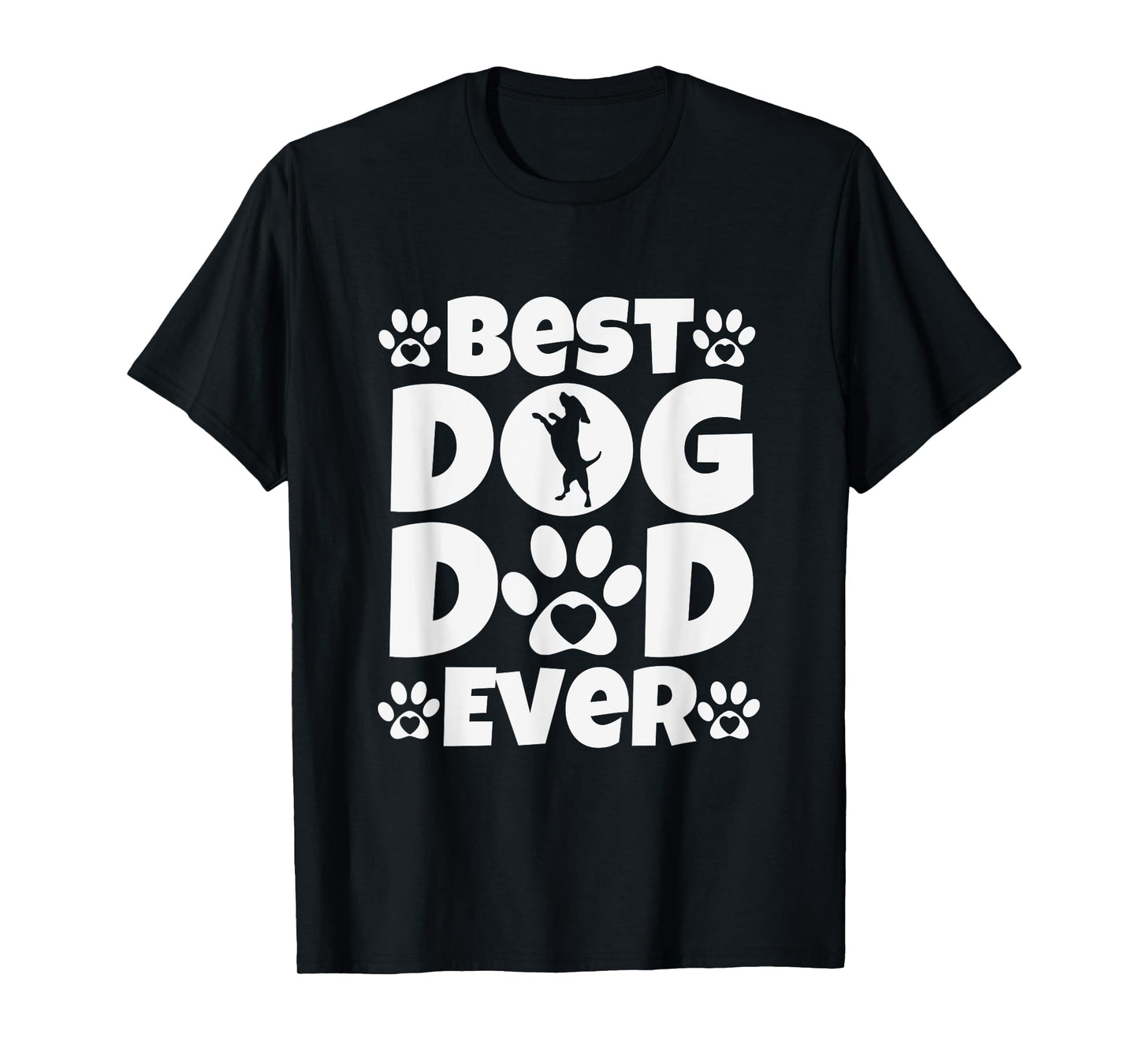 Best Dog Dad Ever - Fathers Day Present - Dog Loving Dad T-Shirt