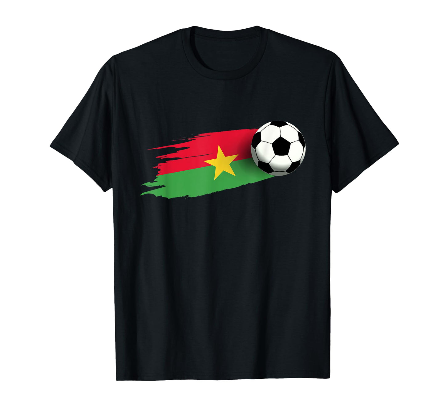 Burkina Faso Flag Jersey Burkinese Soccer Team Burkinese T-Shirt