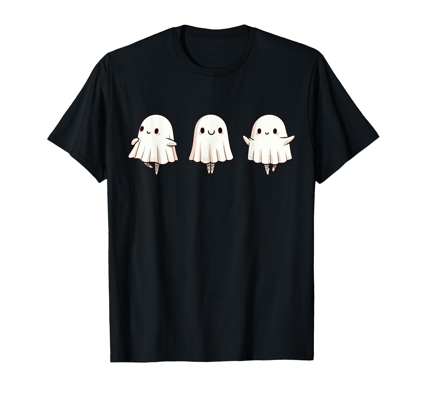 Halloween Ballet Ghost Ballet Dancer Spooky Dance Teacher T-Shirt