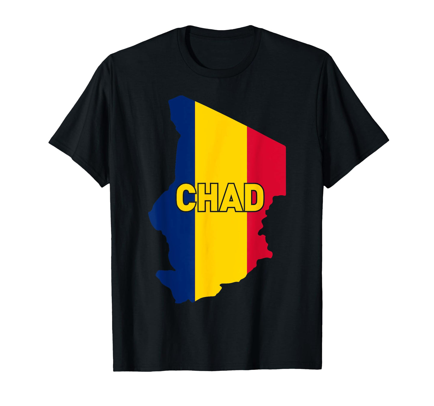 Proud Family and Patriotic Flag of Country Chad T-Shirt for Women Kids Men