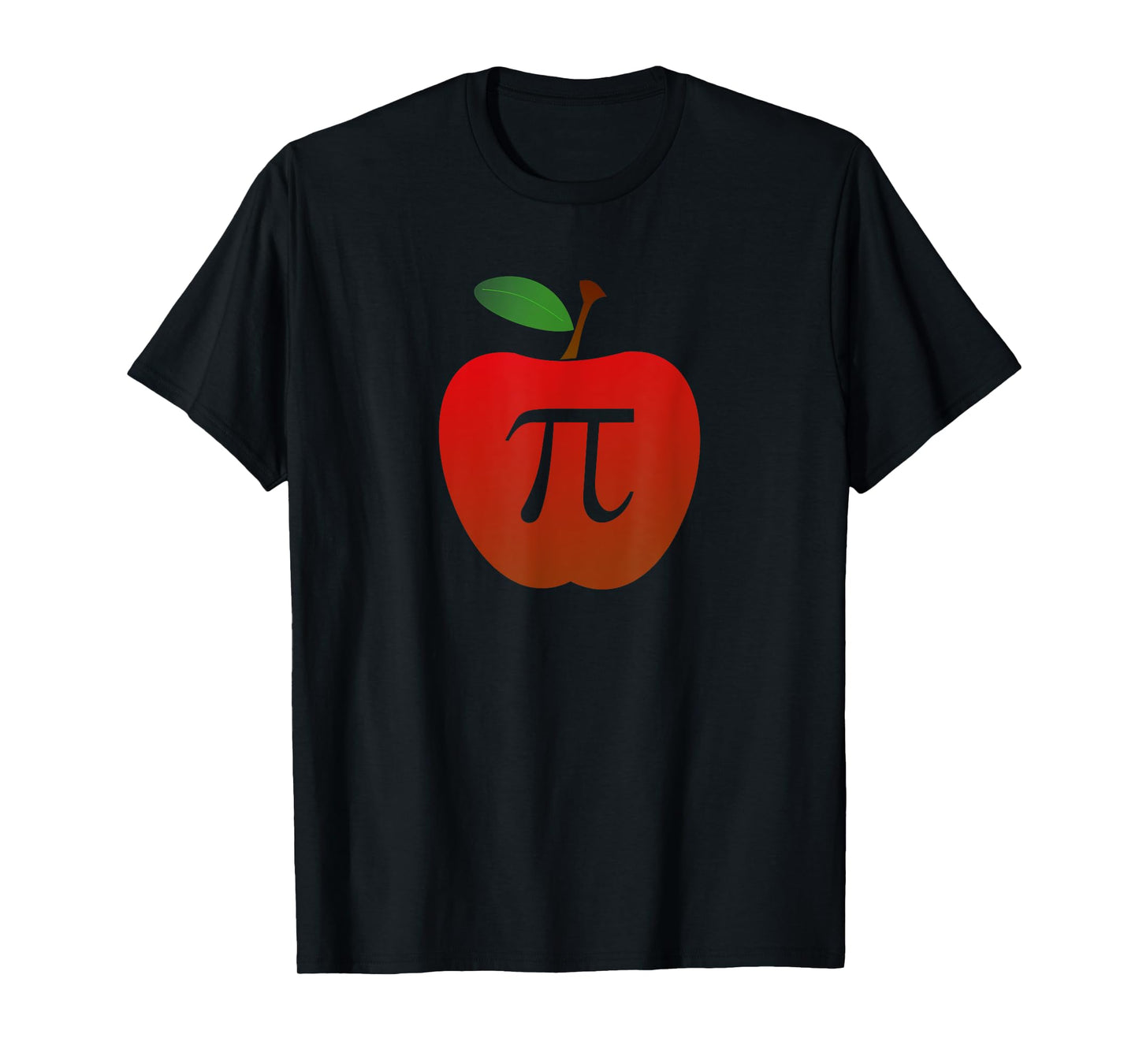 Hilarious Apple Pi Food Pun Teacher Student Funny Meme Gift T-Shirt for Men Women Kids