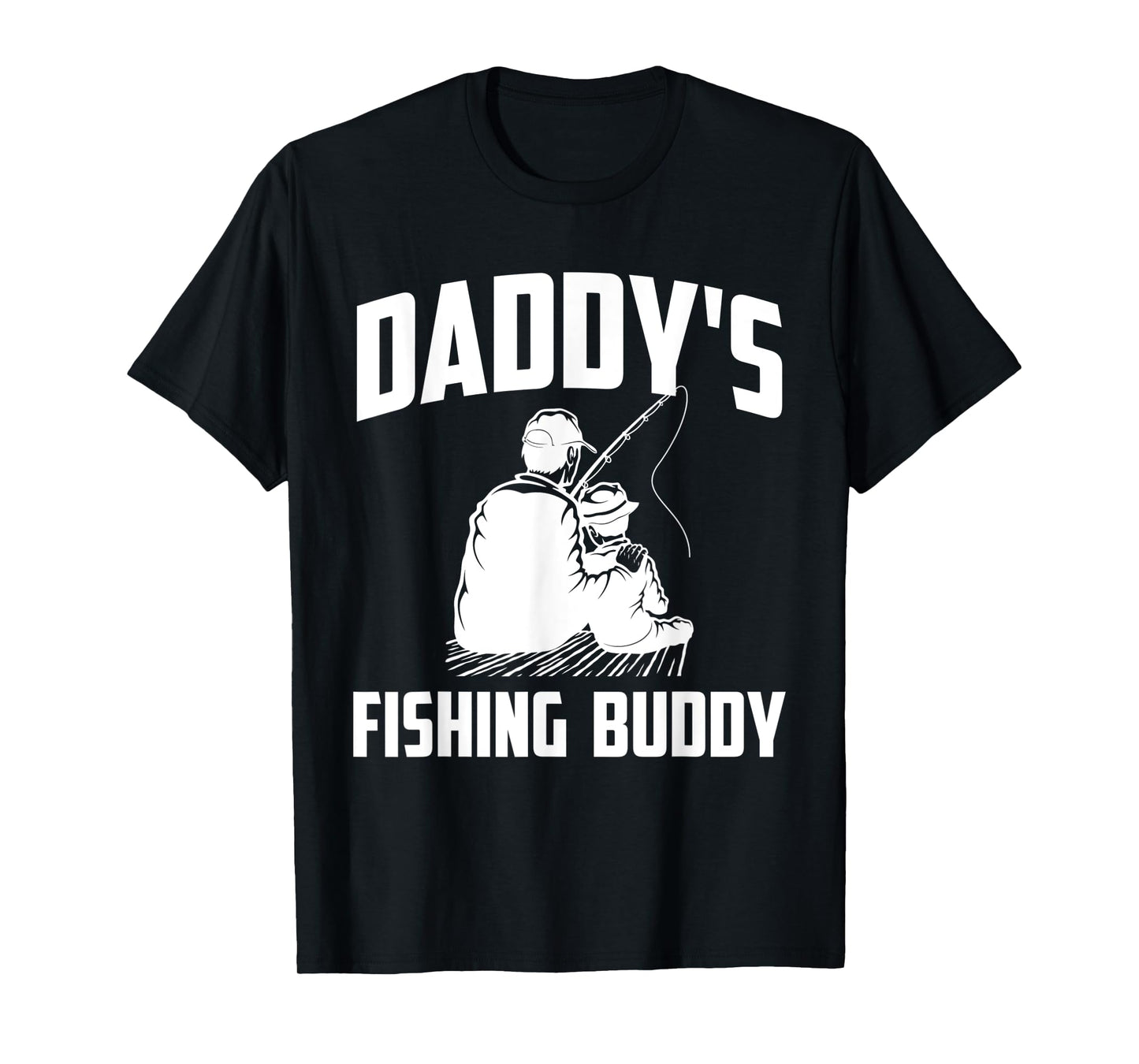 Daddys Fishing Buddy Funny Fish Hunting T-Shirt