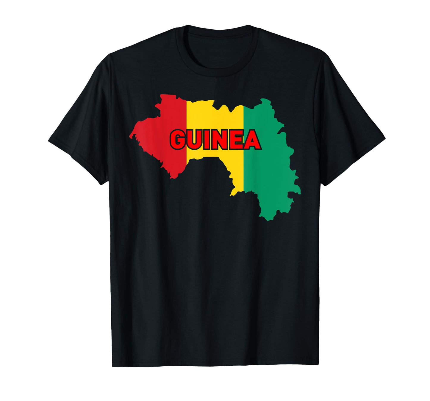 Proud Family and Patriotic Flag of Country Guinea T-Shirt