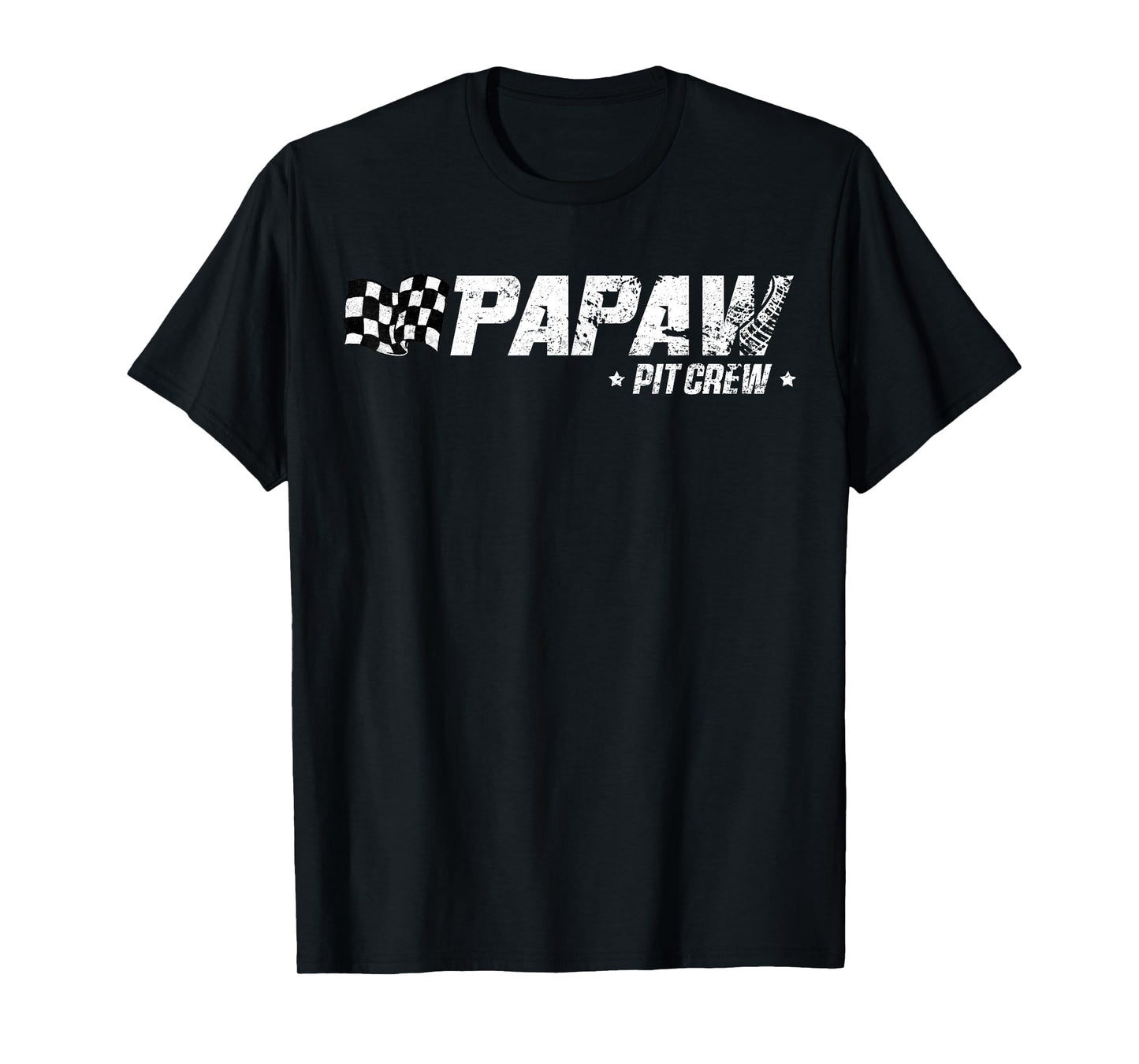 Papaw Pit Crew Race Car Birthday Family Racing T-Shirt