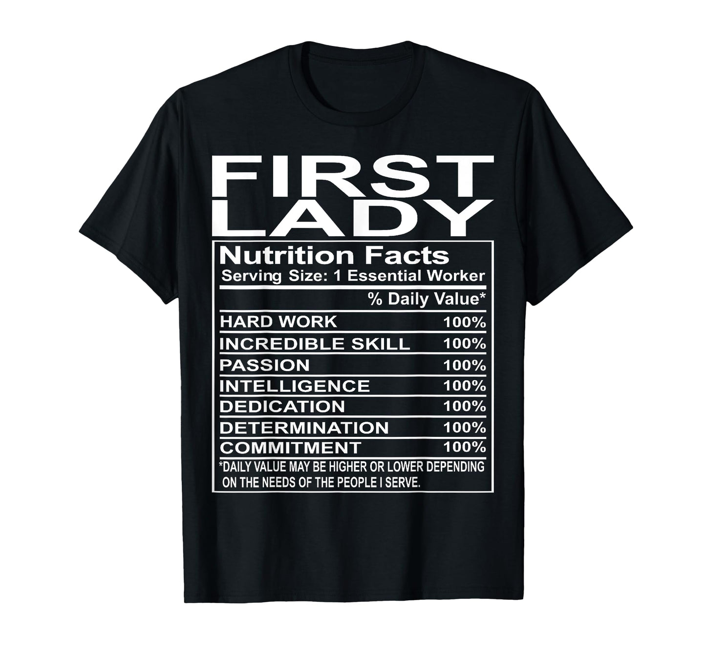 First Lady Gifts Church Appreciation Funny T-Shirt