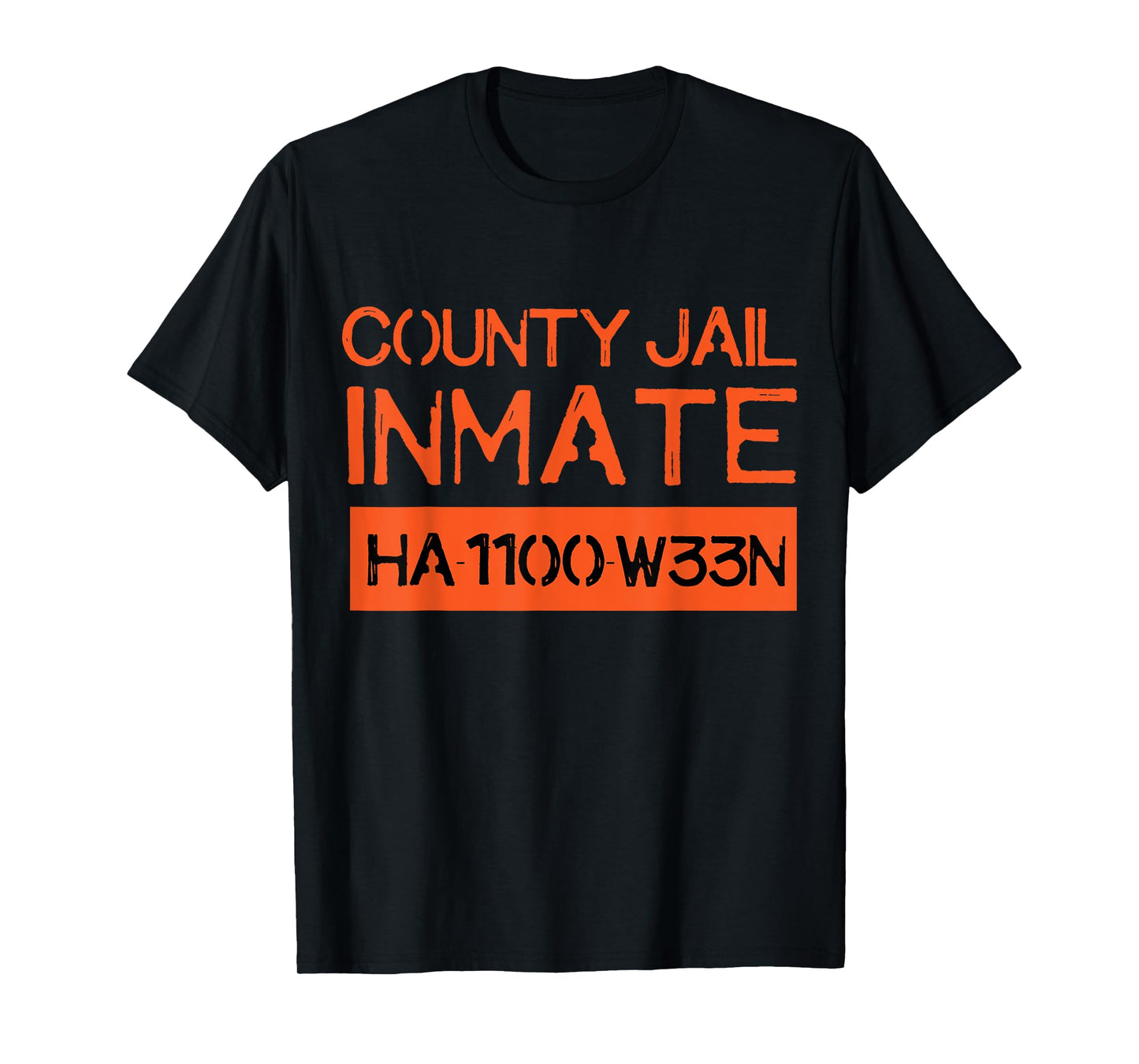 Country Jail Inmate Prison Costume Easy Halloween Gifts T-Shirt