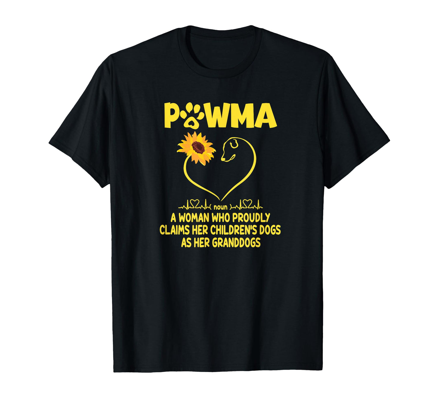 Pawma Definition Grandma Paw Mama Gift Funny For Dog Lovers Men Women T-Shirt