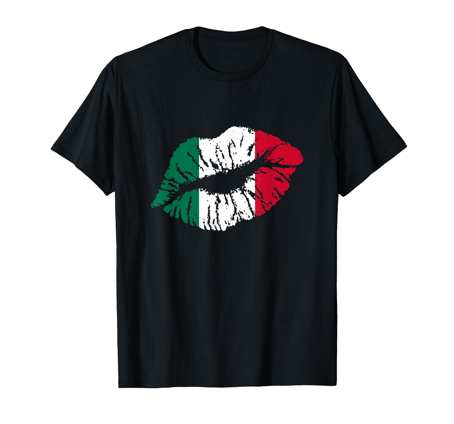 Italy T-Shirt | Italy Kiss Lips Italian Shirt | Gift Italian T-Shirt