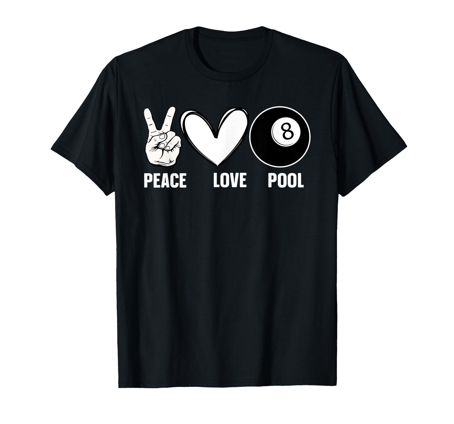Cool 8 Ball Pool Lover Design for Men Women Billiard Player T-Shirt