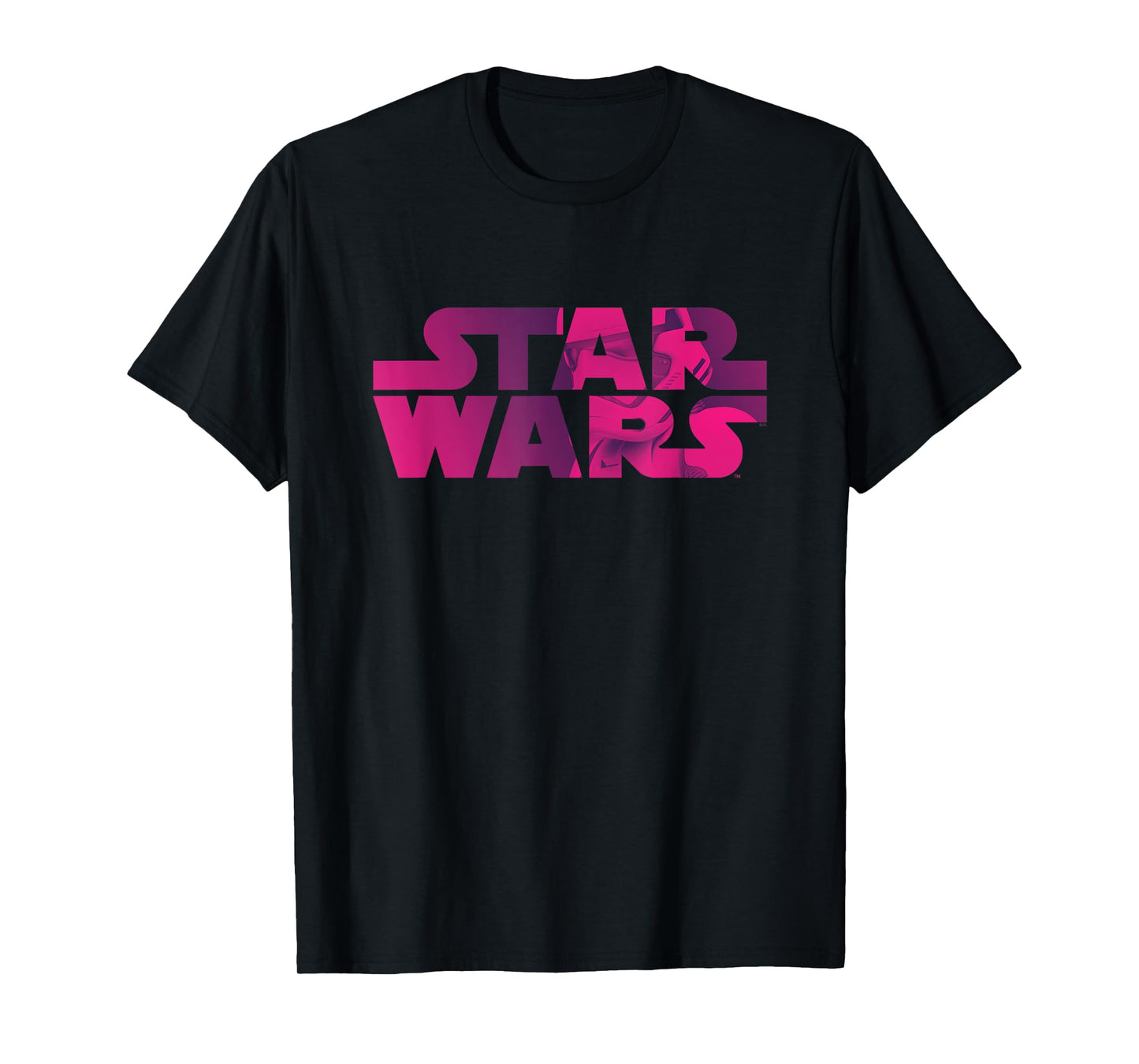 Star Wars Logo Fashion Style Magenta Stormtrooper T-Shirt