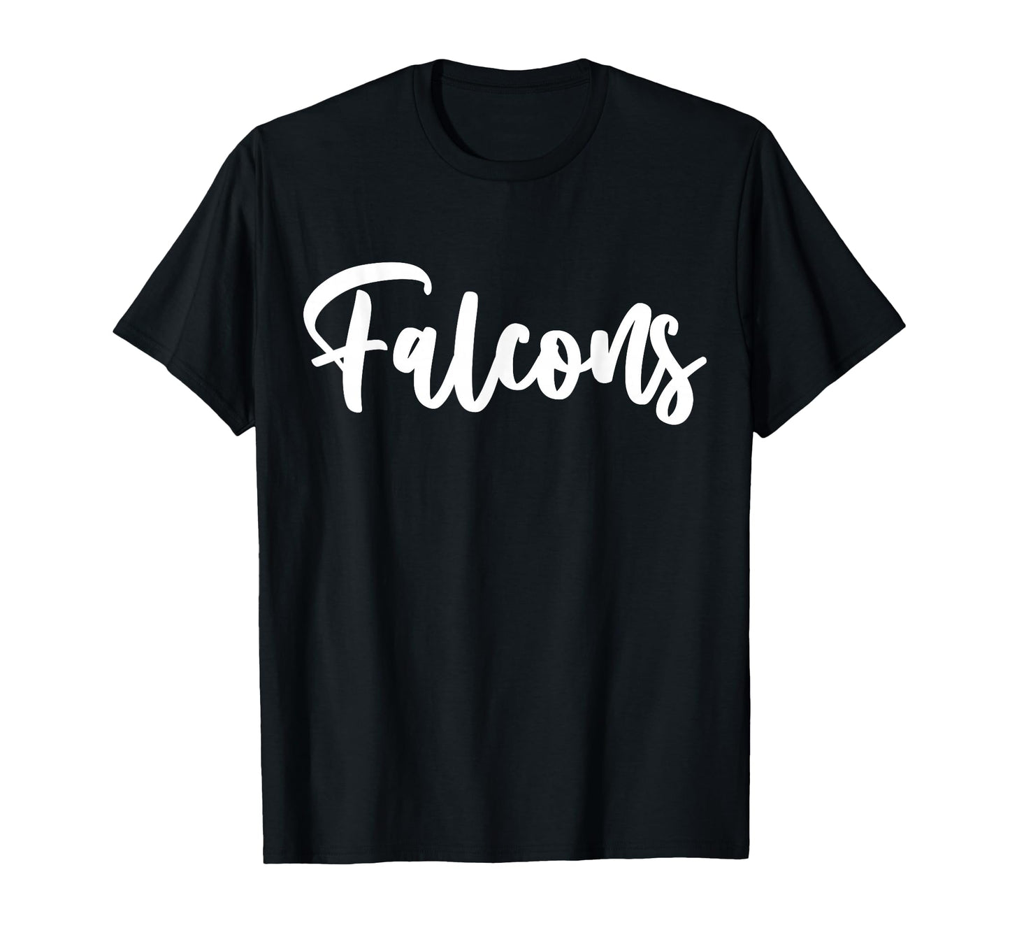 Falcons School Sports Team Mascot Town Go College Athlete T-Shirt