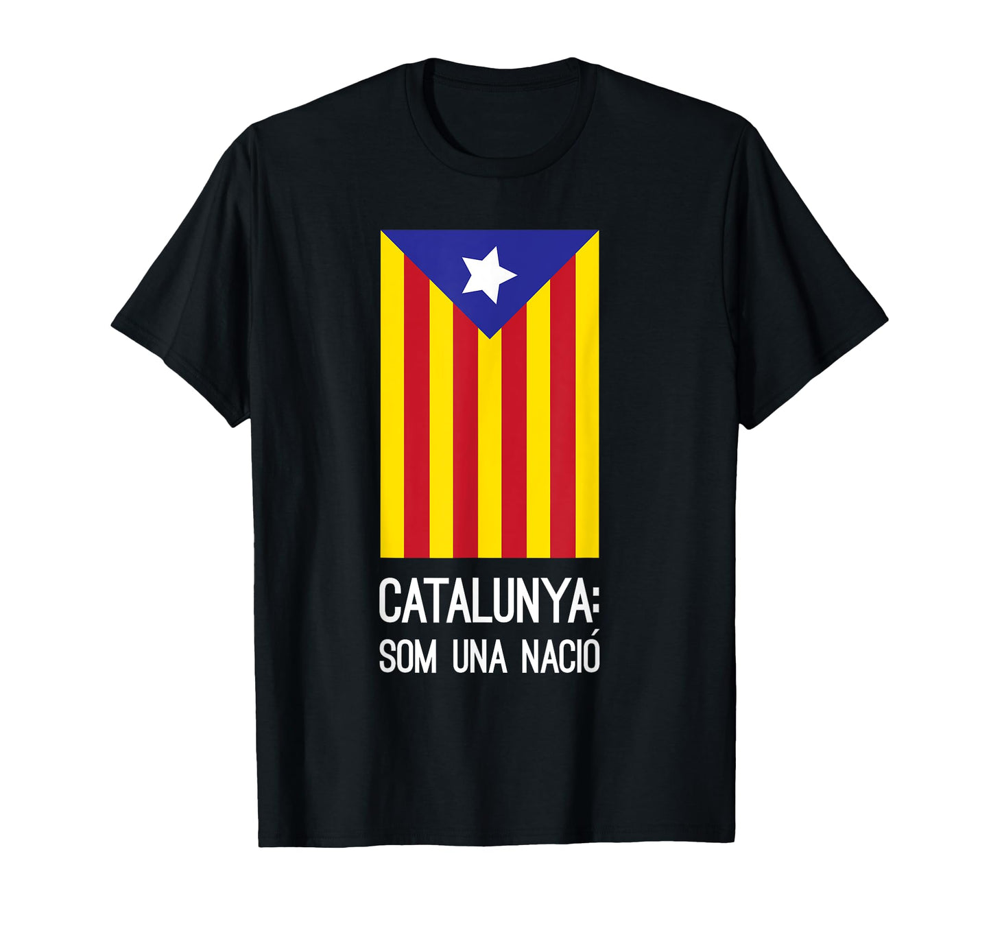 Catalunya Independence Flag Catalan Estelada Flag t shirt