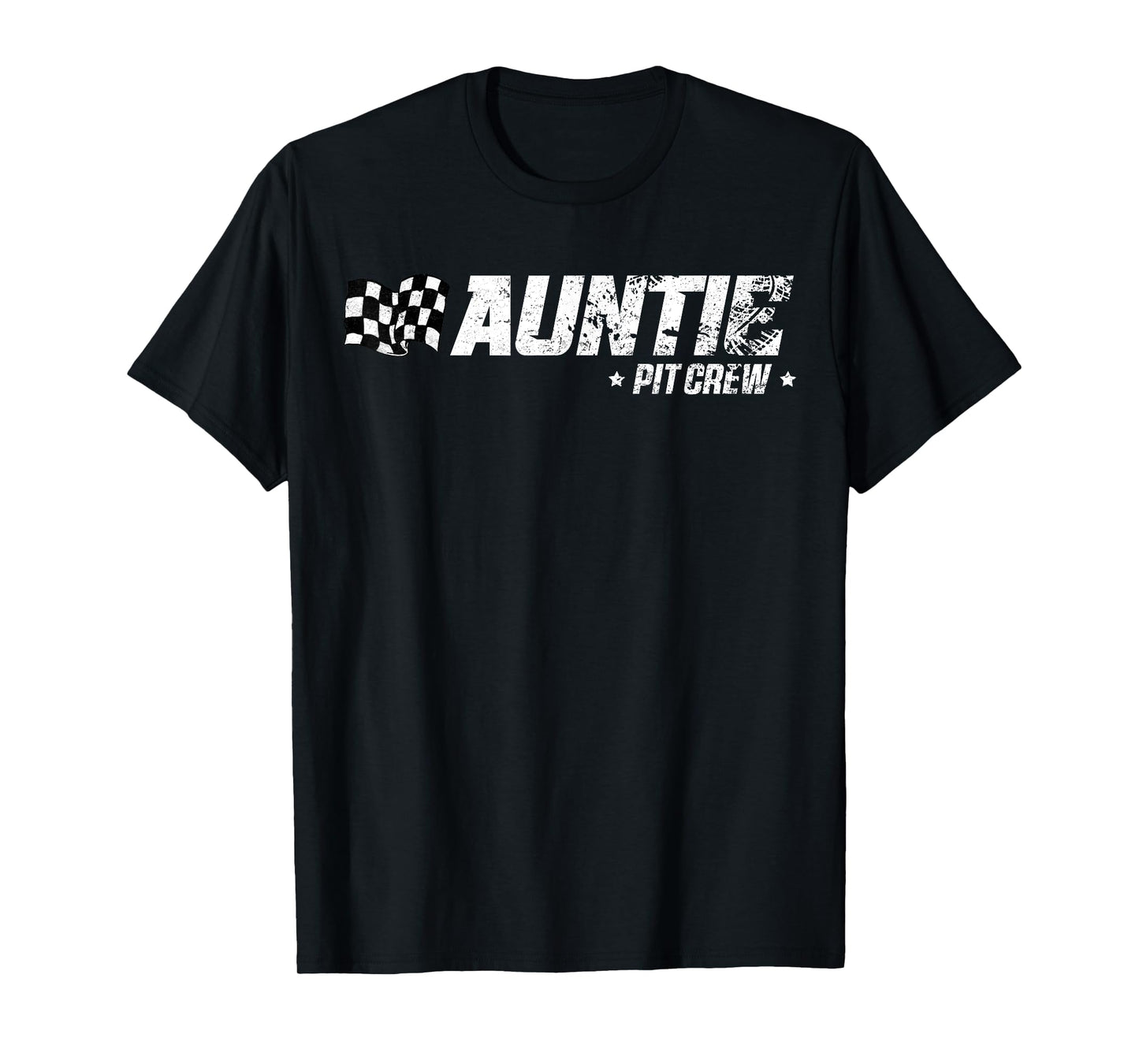 Auntie Pit Crew Race Car Birthday Family Racing T-Shirt