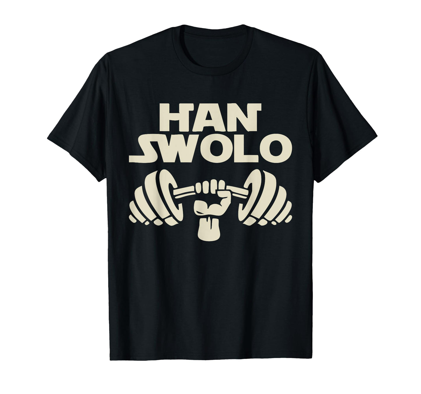 Han Swolo Gym Weightlifting, Bodybuilding Funny T-Shirt
