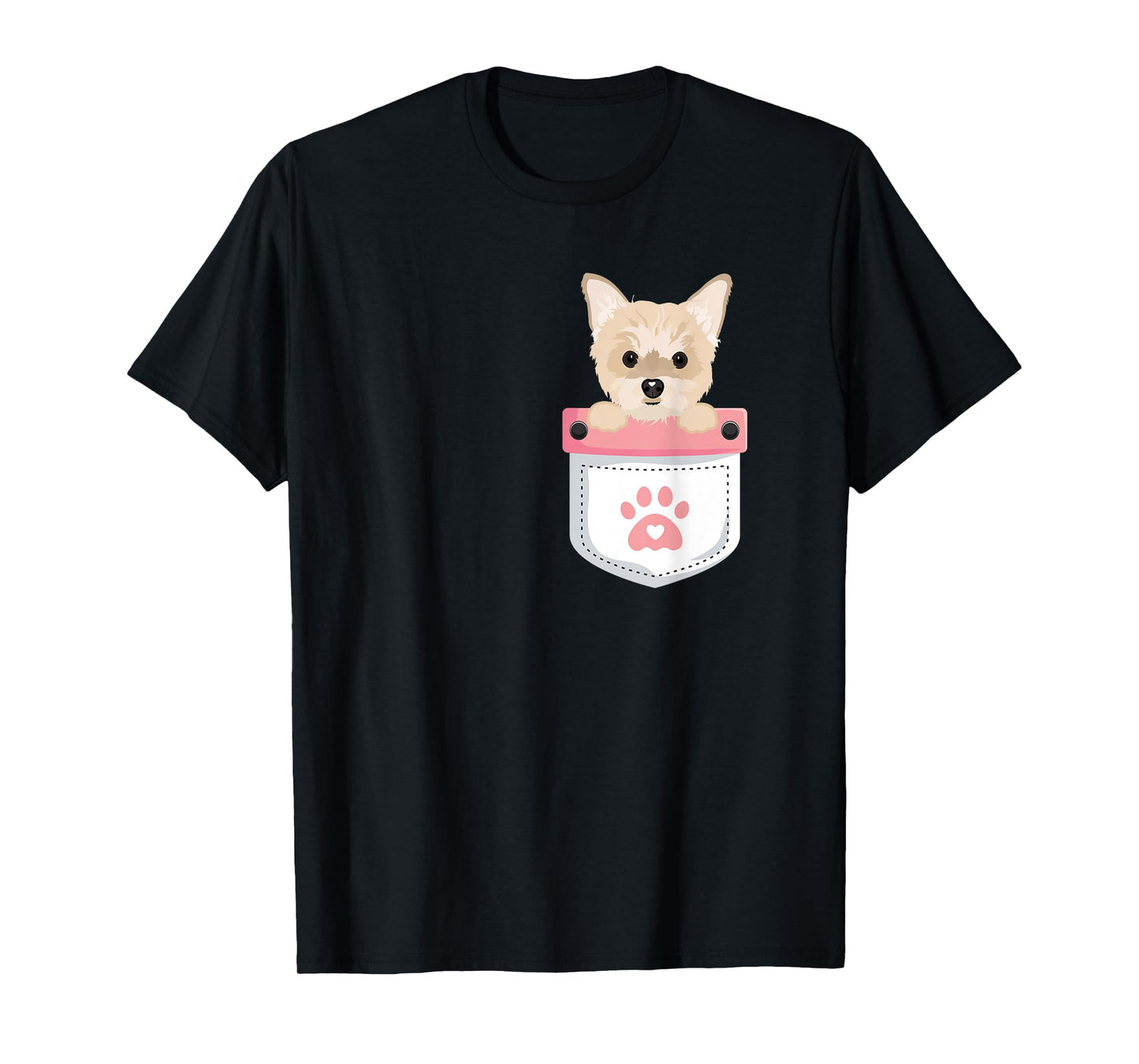 Chorkie Pocket Chorkie Owner Chorkie Mom Chorkie Dad T-Shirt