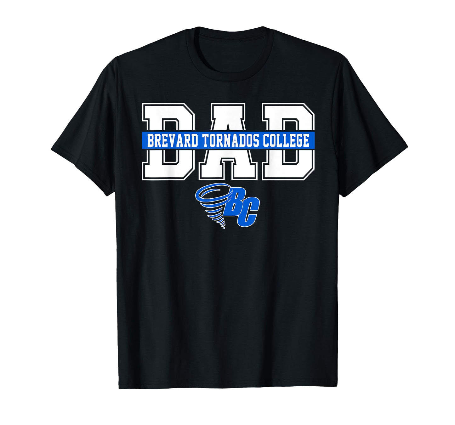 Brevard Tornados College Dad Father Arch Vintage Design Men T-Shirt