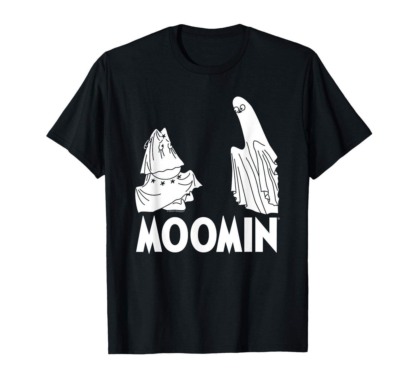 Moomin Moomintroll In Costume Scared By Ghost T-Shirt