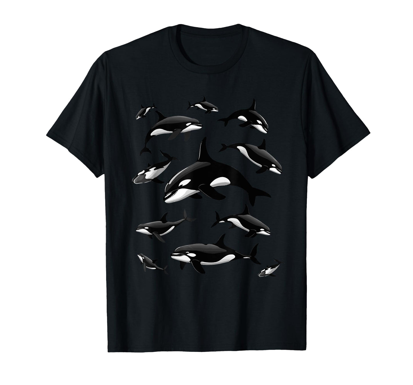 Cool Orca Art For Men Women Kids Killer Whale Orca Lover T-Shirt