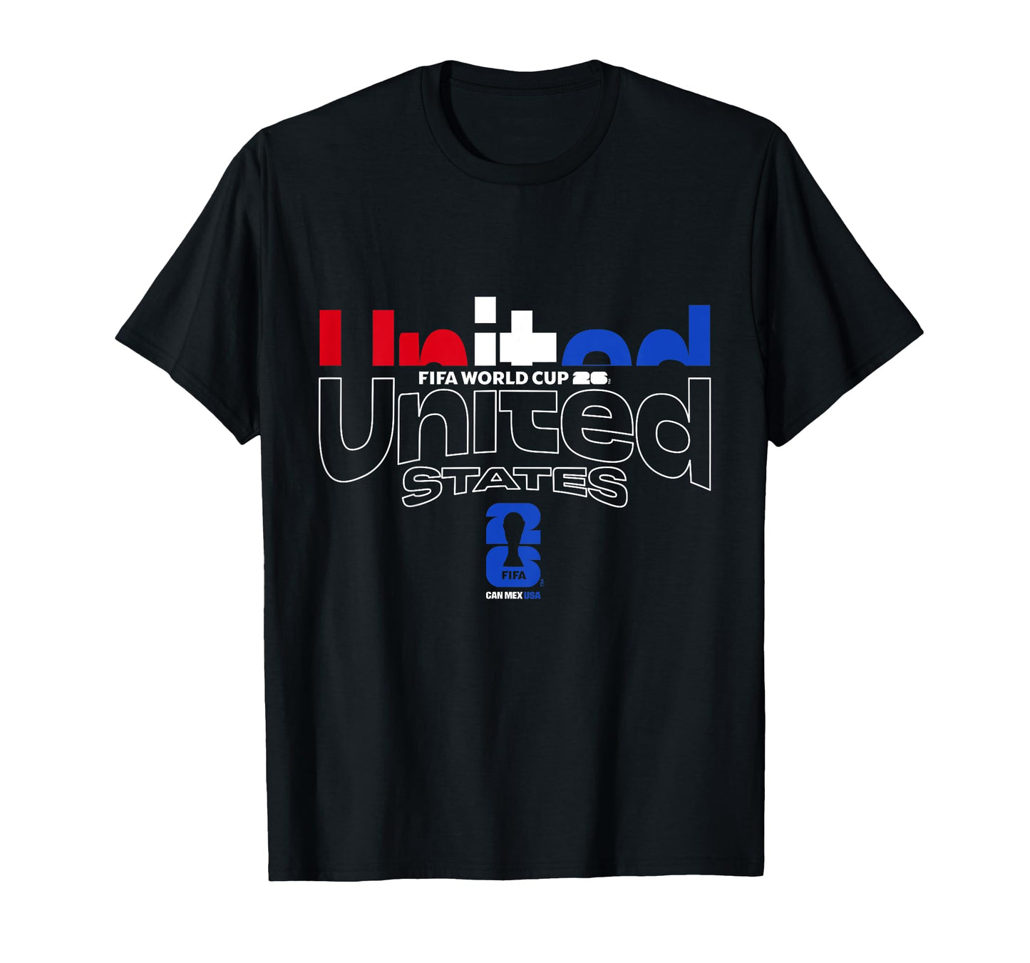 Kids FIFA WORLD CUP26 USA Host Country Mirror T-Shirt