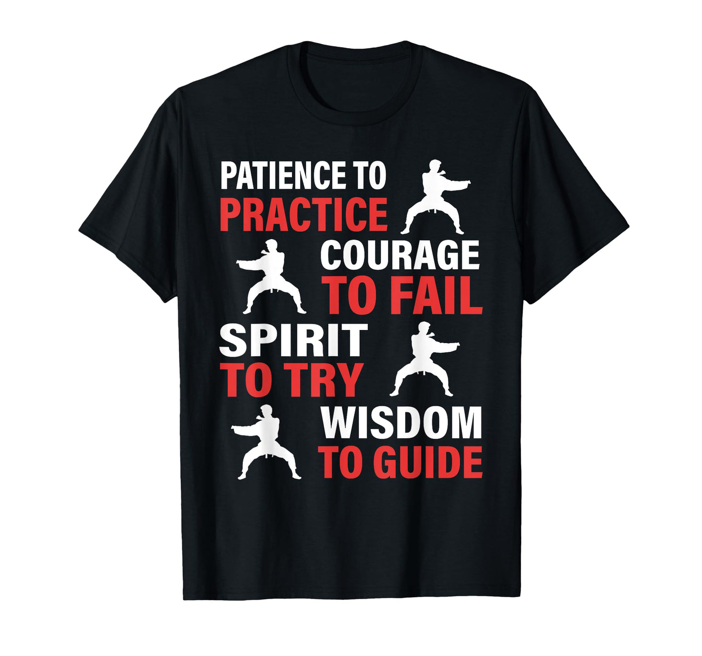 Karate Student Teacher Trainee Trainer Karateka Practitioner Men Women Girls Kids T-Shirt