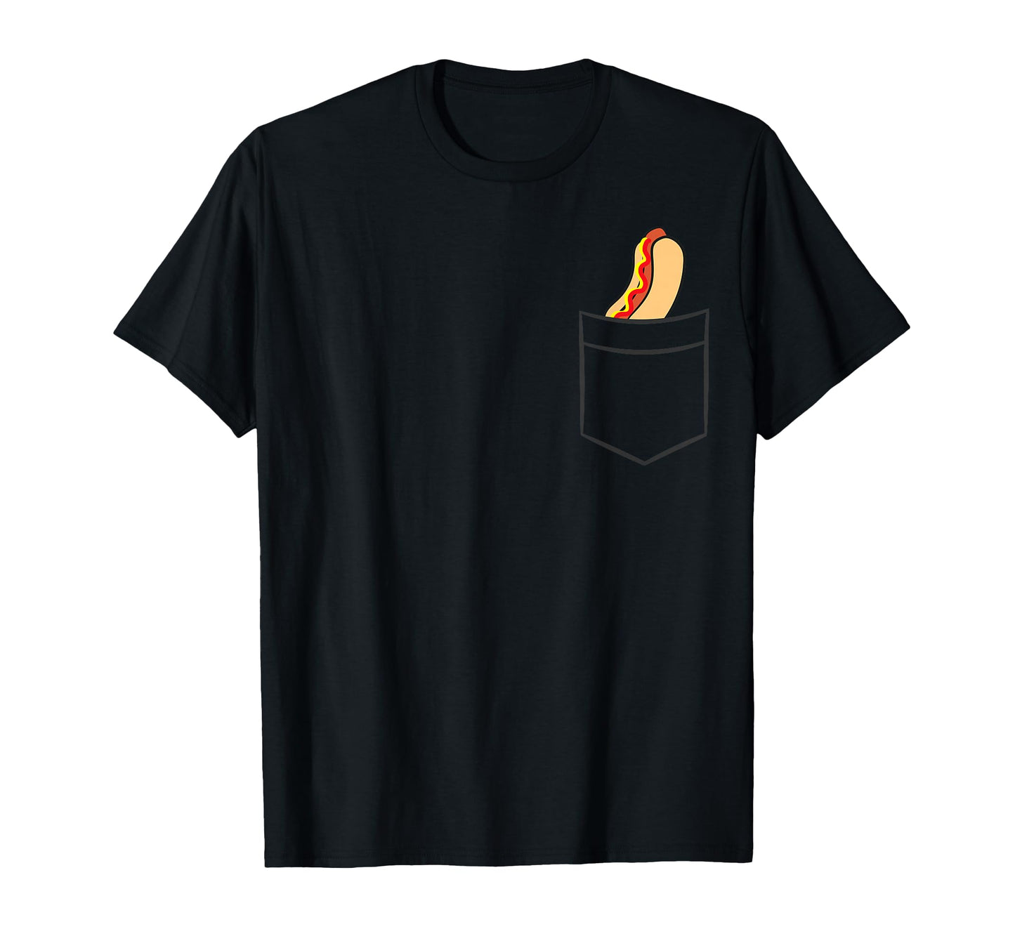 Hotdog in The Pocket Funny Pocket Hot Dog T-Shirt
