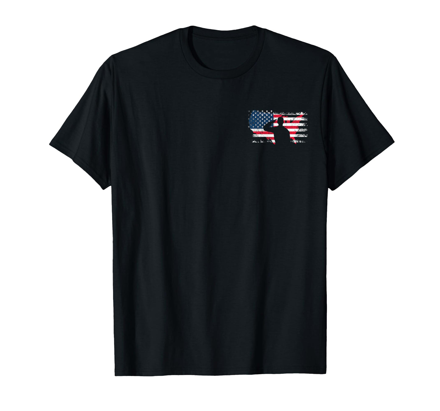 Home of The Free Because of The Brave Vintage Military T-Shirt