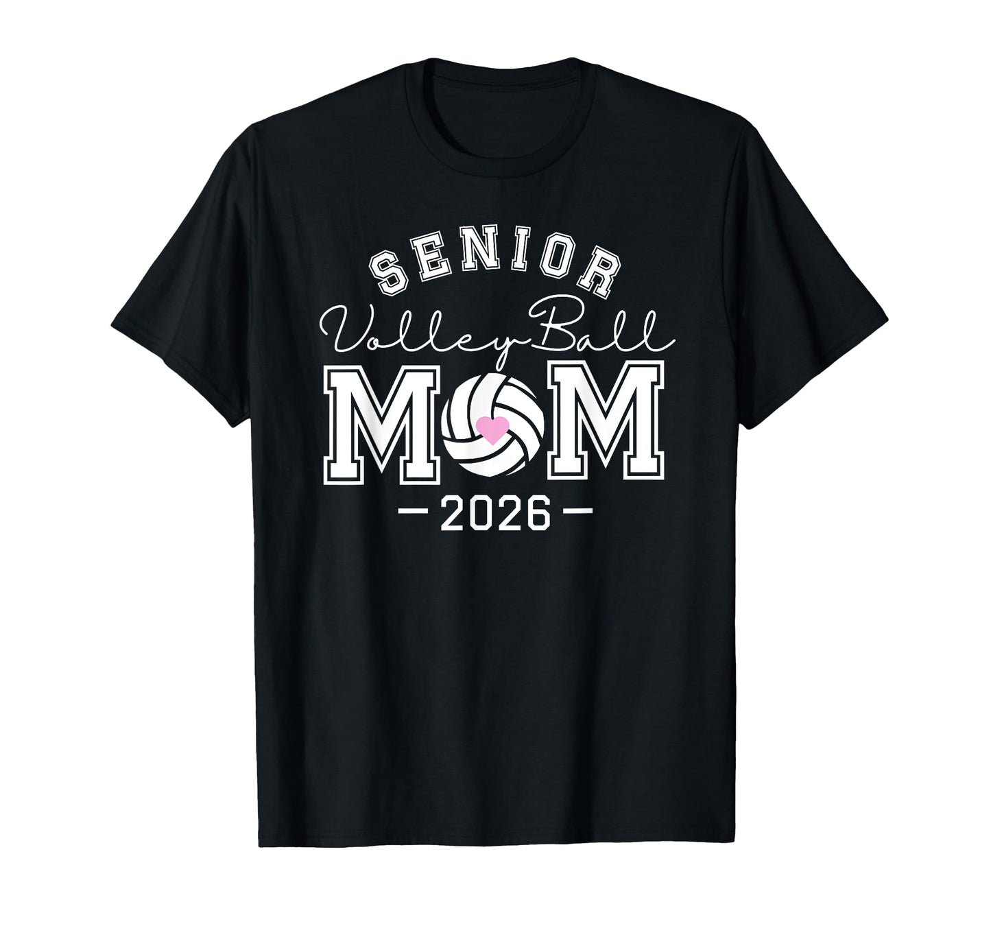 Senior 2026 Volleyball Graduating Class Mom T-Shirt