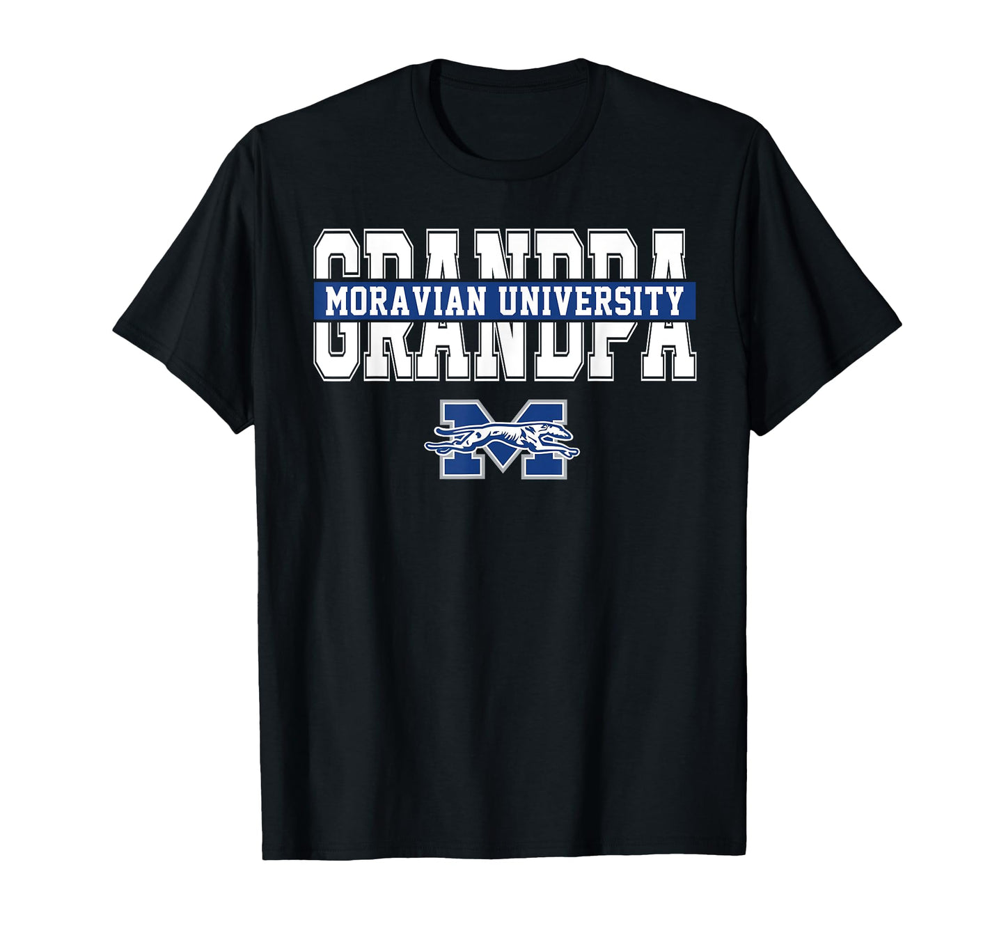 Moravian Vintage Arch University Grandpa Design for Men T-Shirt