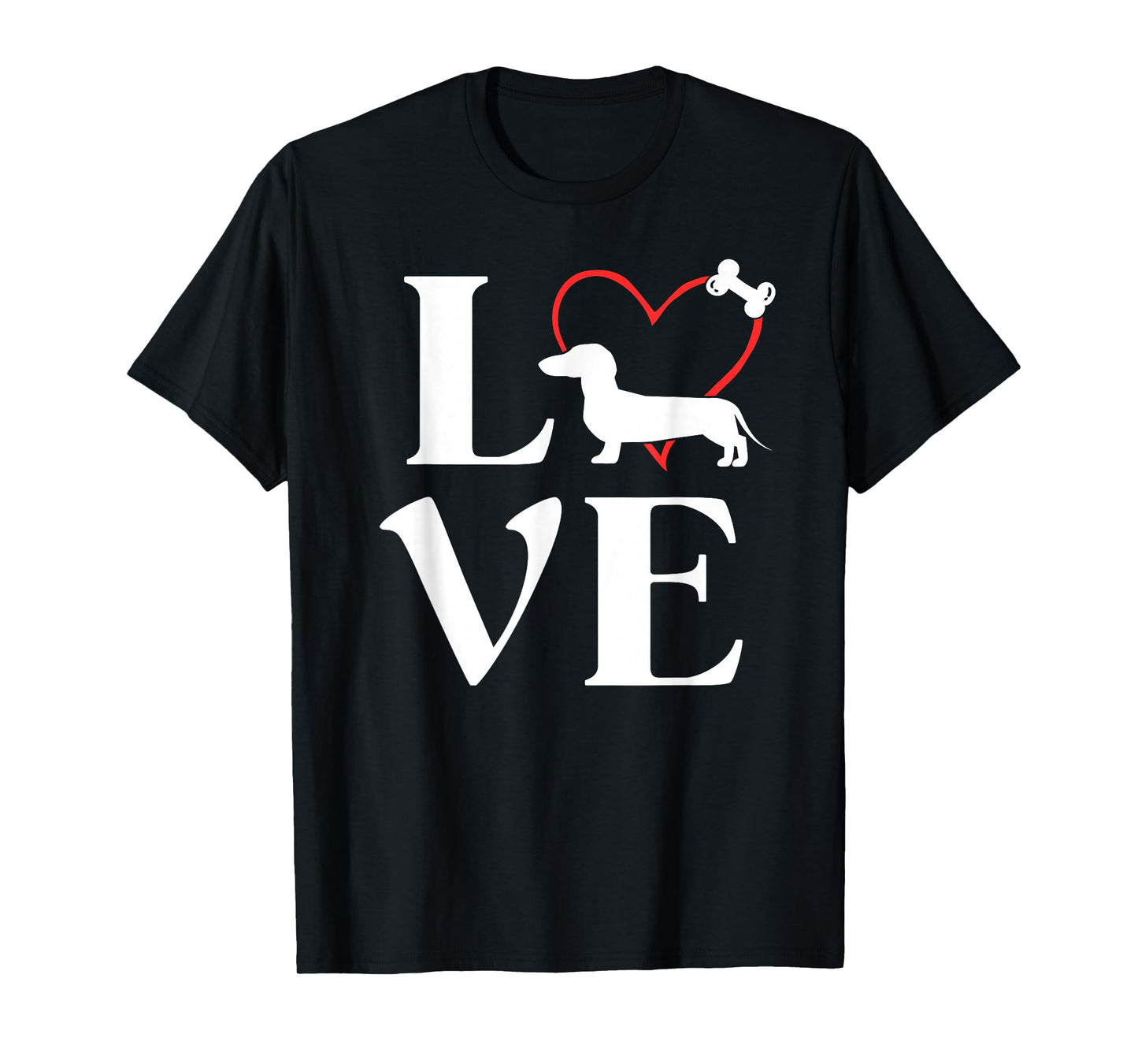 Dachshund Gifts Love Dogs Tshirts for Women Dog Mama T-Shirt