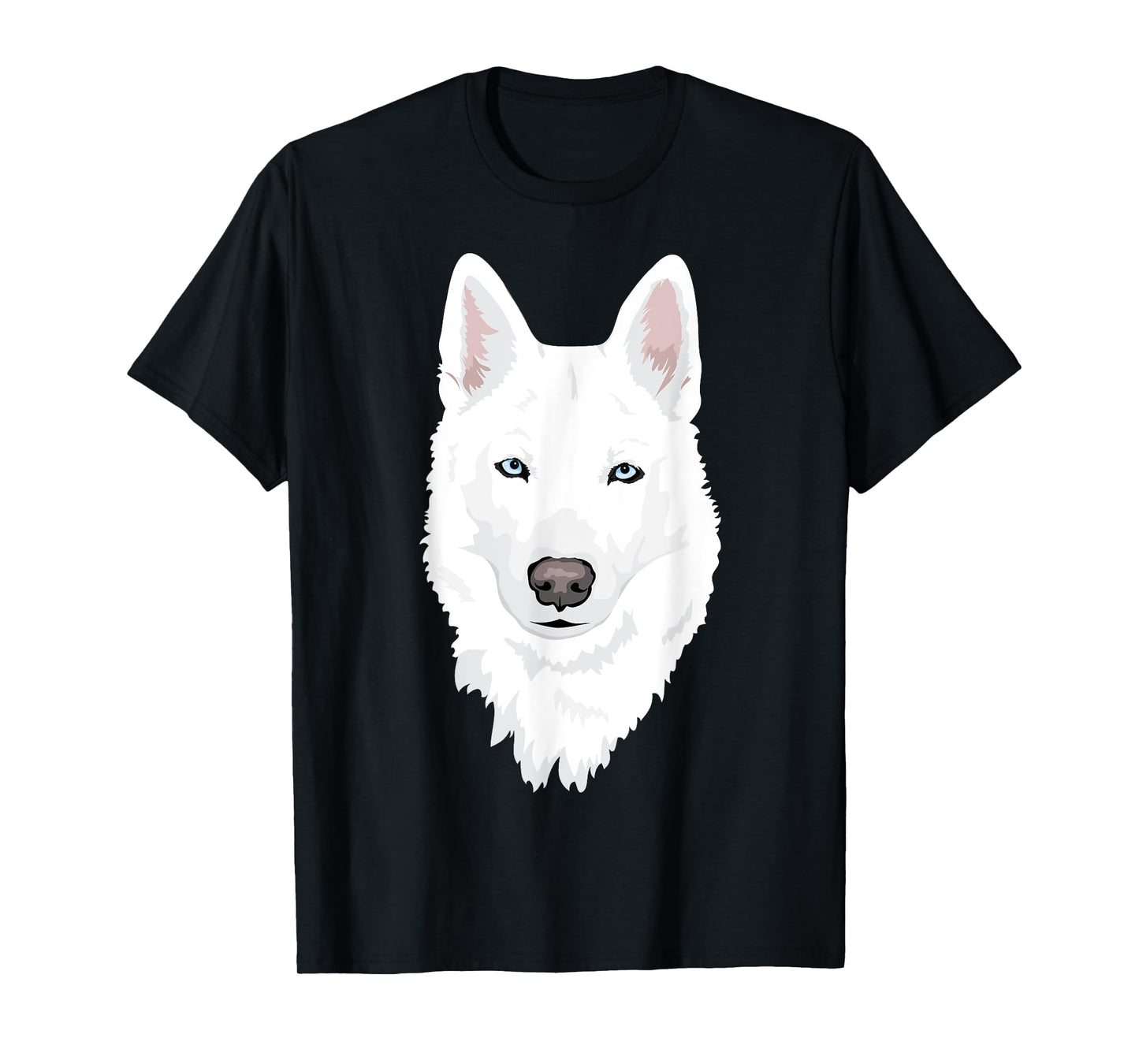 stunning white Siberian Husky - sweet white Snow dog T-Shirt