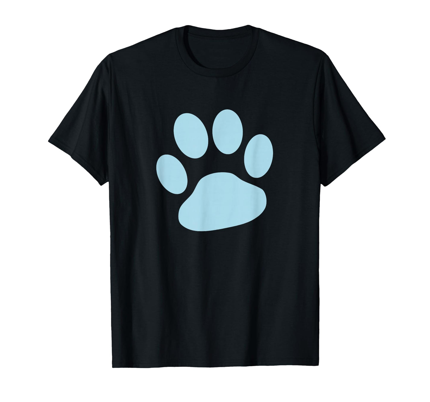 Baby Blue Paw Print T-Shirt T-Shirt