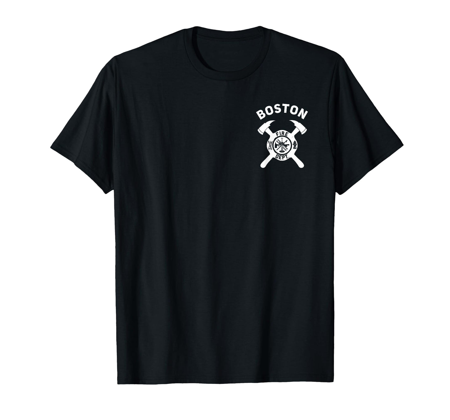 City of Boston Fire Department Massachusetts Firefighter T-Shirt
