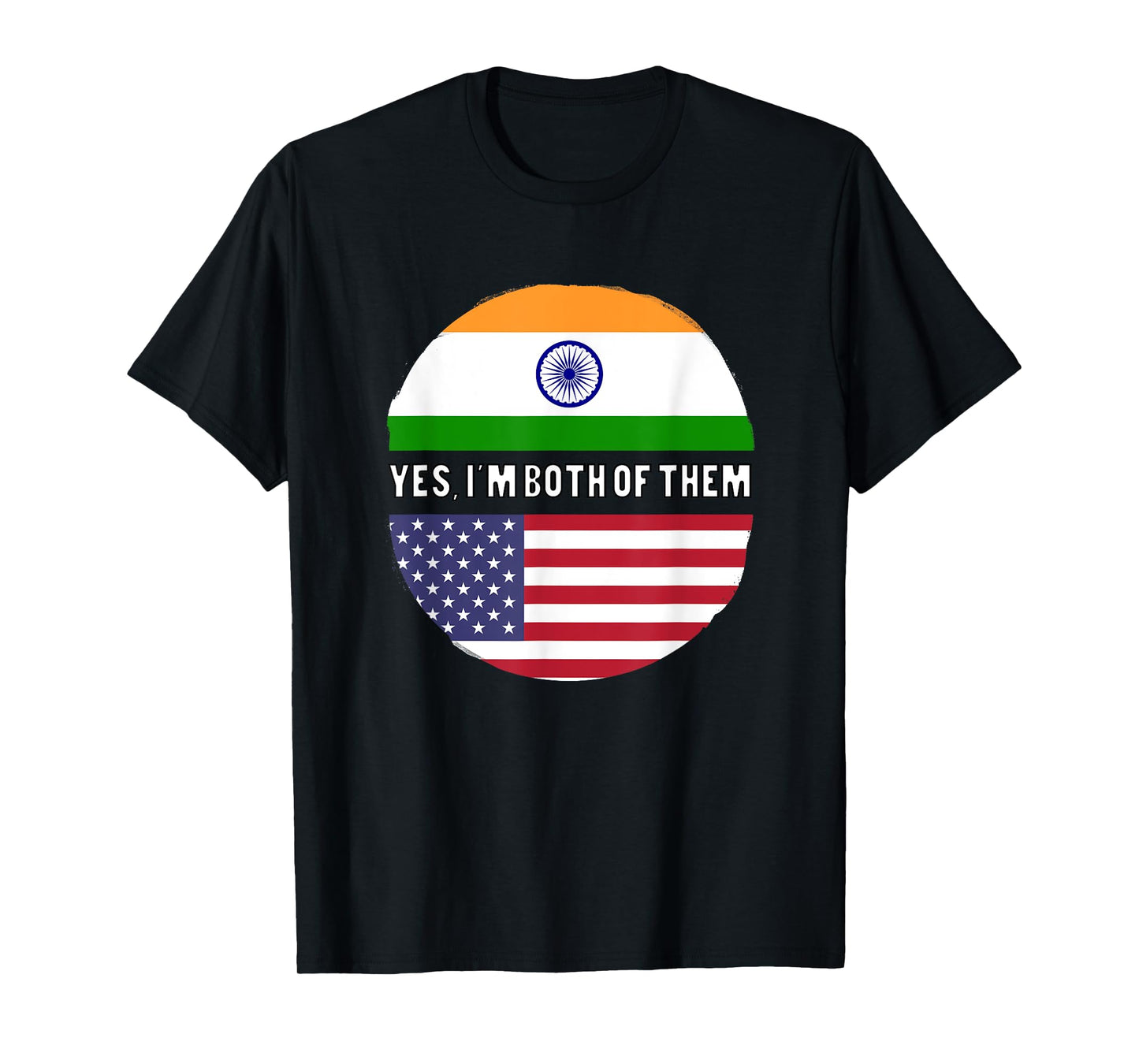 America USA American India Indian Mixed DNA Flag T-Shirt