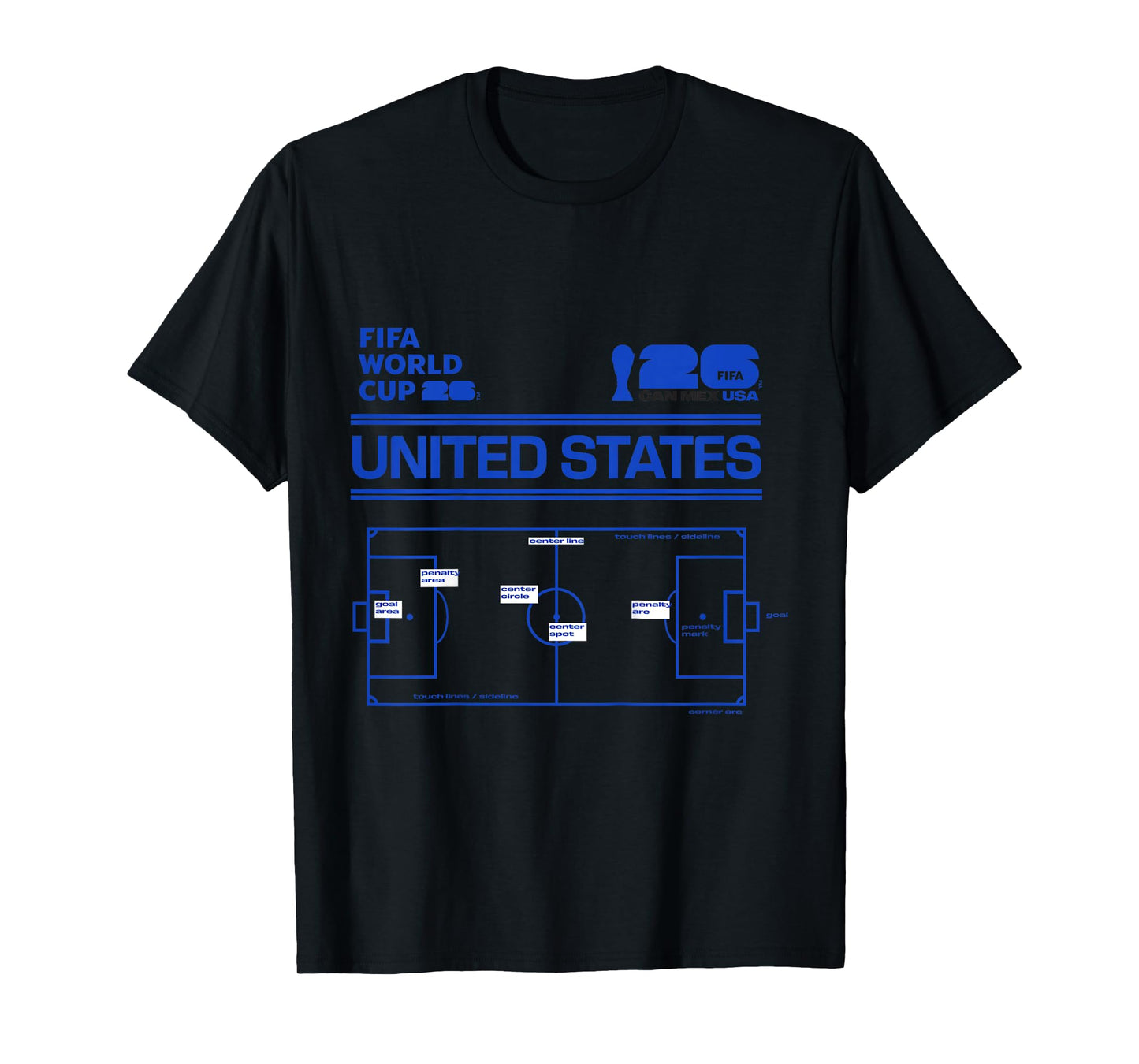 Kids FIFA WORLD CUP26 USA Host Country Pitch T-Shirt