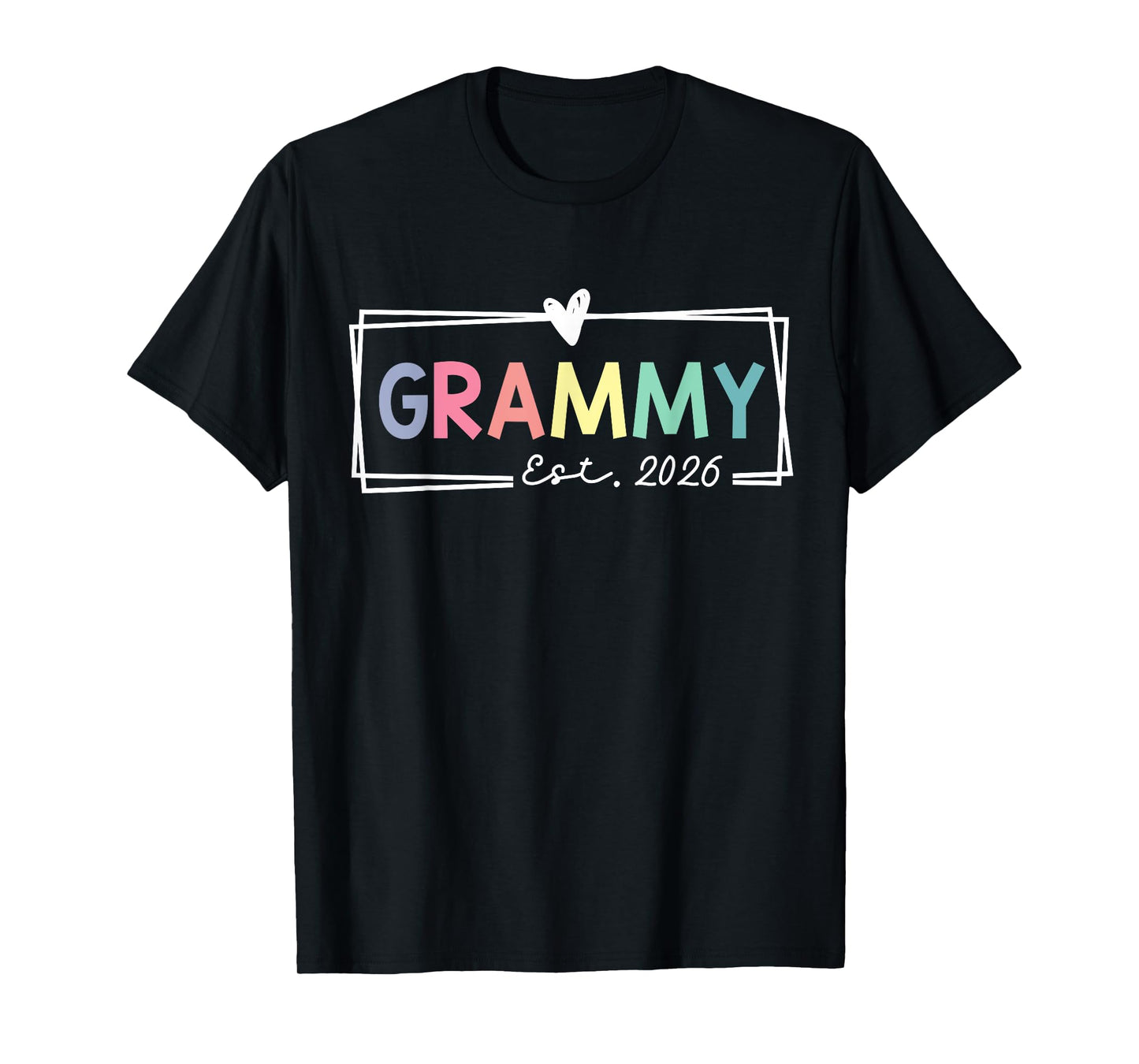 Grammy Est 2026 Promoted To Grandma 2026 For Grandmother T-Shirt