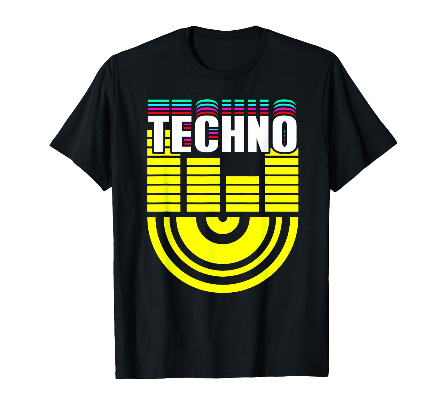 Techno Equalizer Waves Club Culture Energy T-Shirt