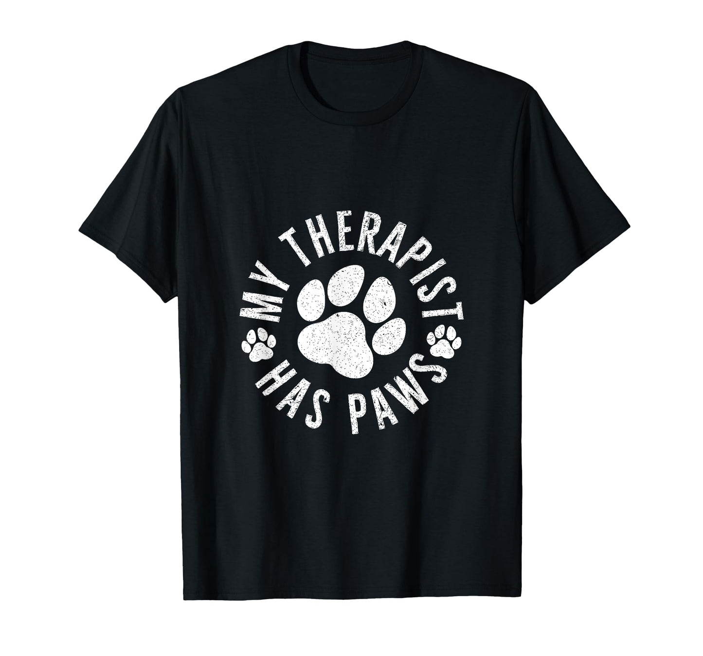 My Therapist Has Paws Funny Dog Lover T-Shirt
