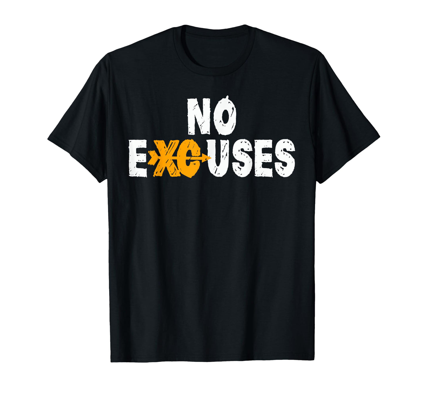 Cross Country Running Shirt for XC Runners - Women's No Excuses XC Running T-Shirt - Black - Small - Short Sleeve - Classic Fit - Cotton & Polyester Blend