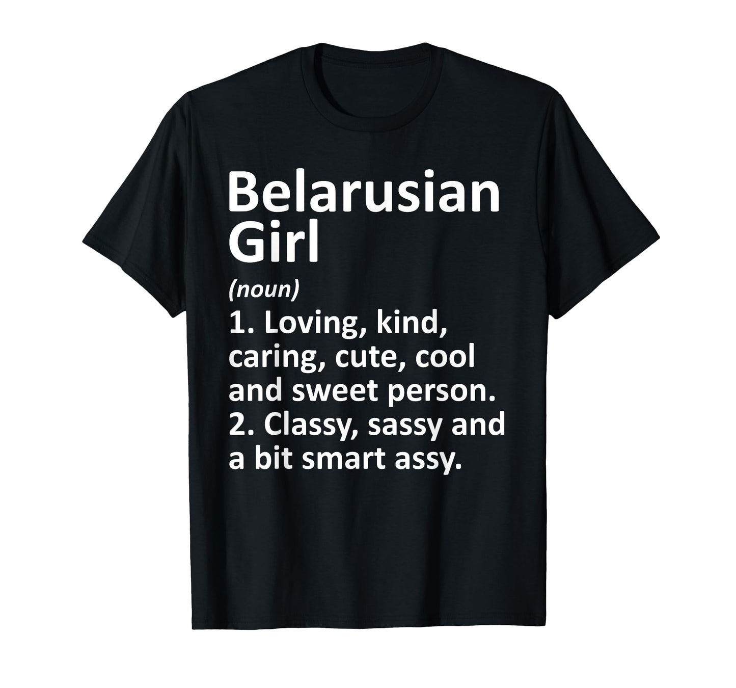 BELARUSIAN GIRL BELARUS Gift Funny Country Roots Descent T-Shirt