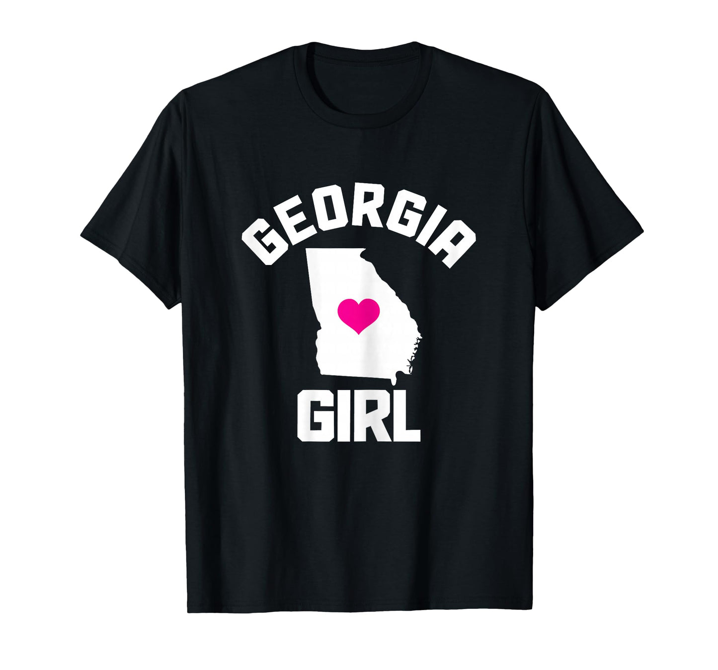 Georgia Heart State Map Girl T-Shirt