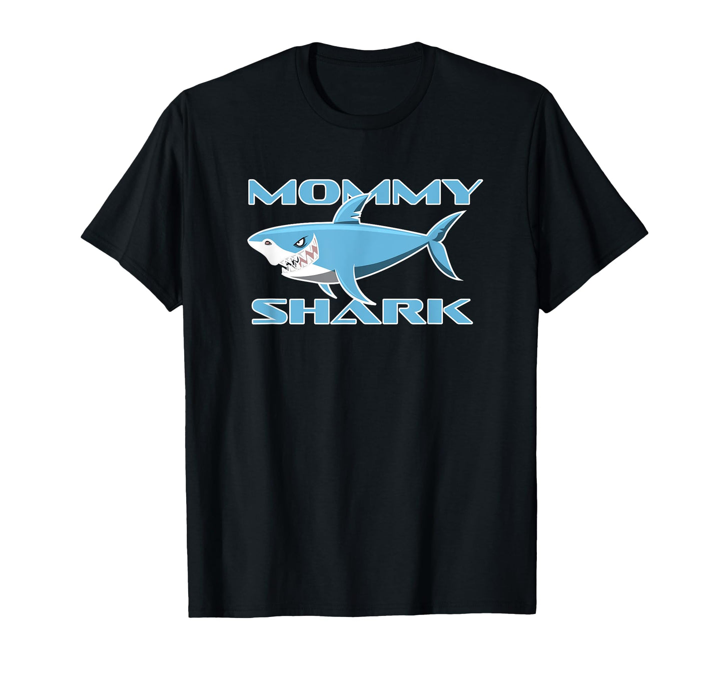 Funny Mommy Shark Matching Family T Shirt - Holiday Gift Tee