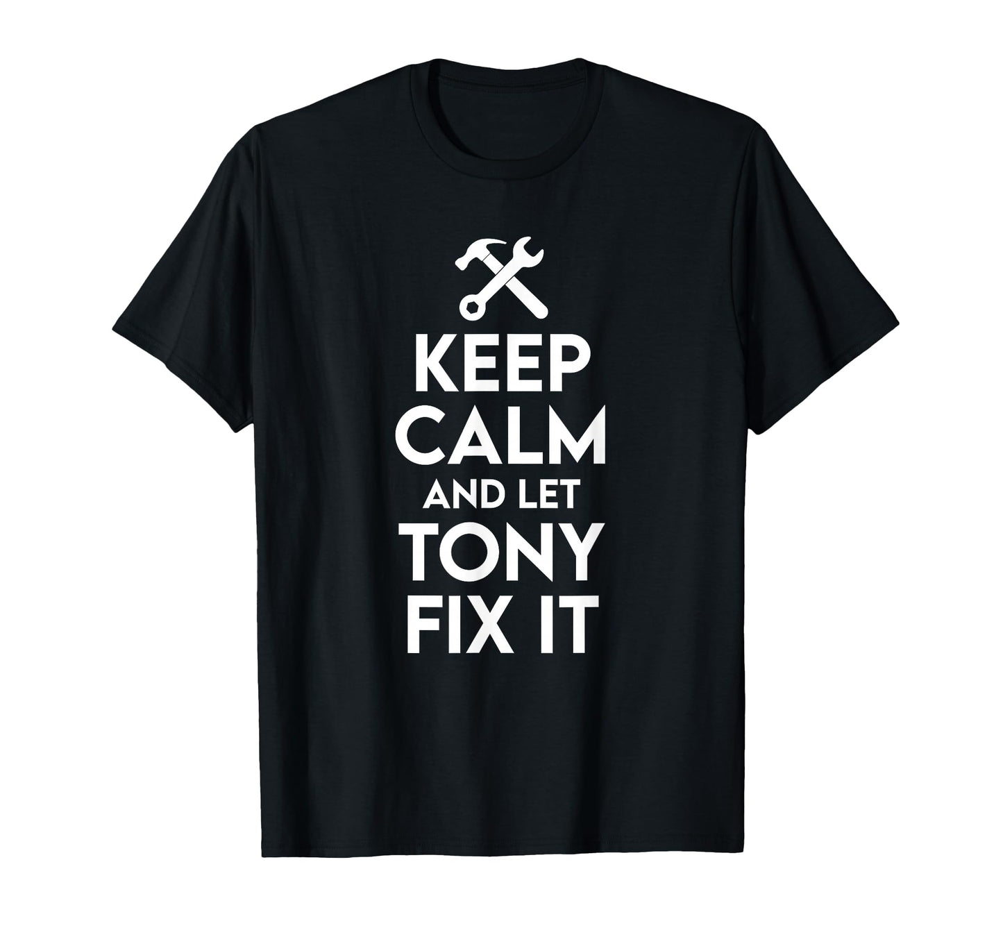 Tony Handyman Birthday Name Personalized Tony Mechanic T-Shirt