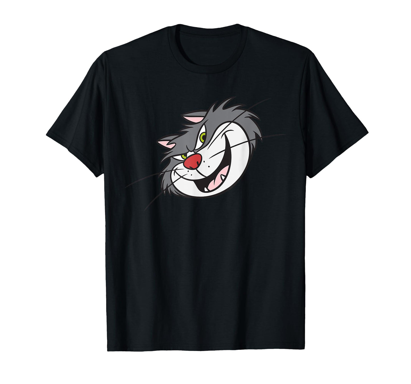 Disney Villains Lucifer the Cat Cinderella Big Face Costume Men Women Kids T-Shirt