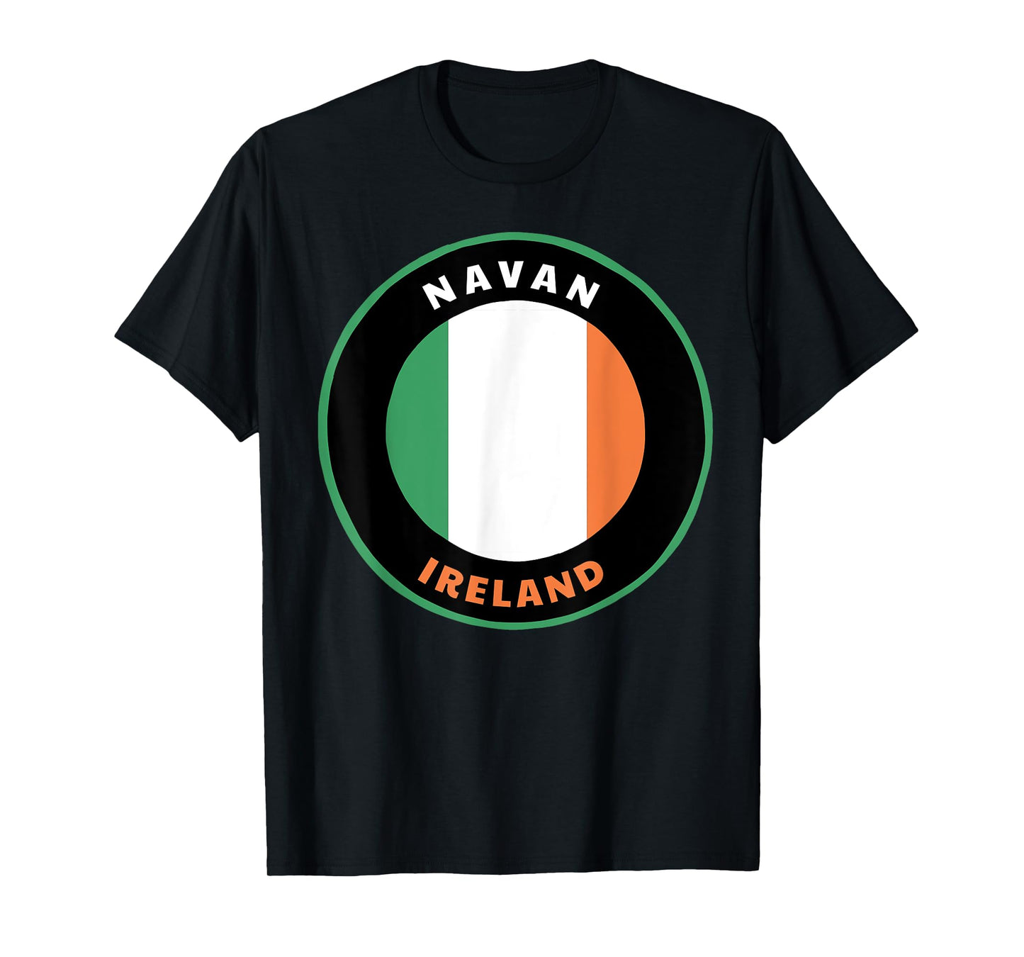 Navan Ireland IE Irish Heritage & Pride Flag Badge T-Shirt