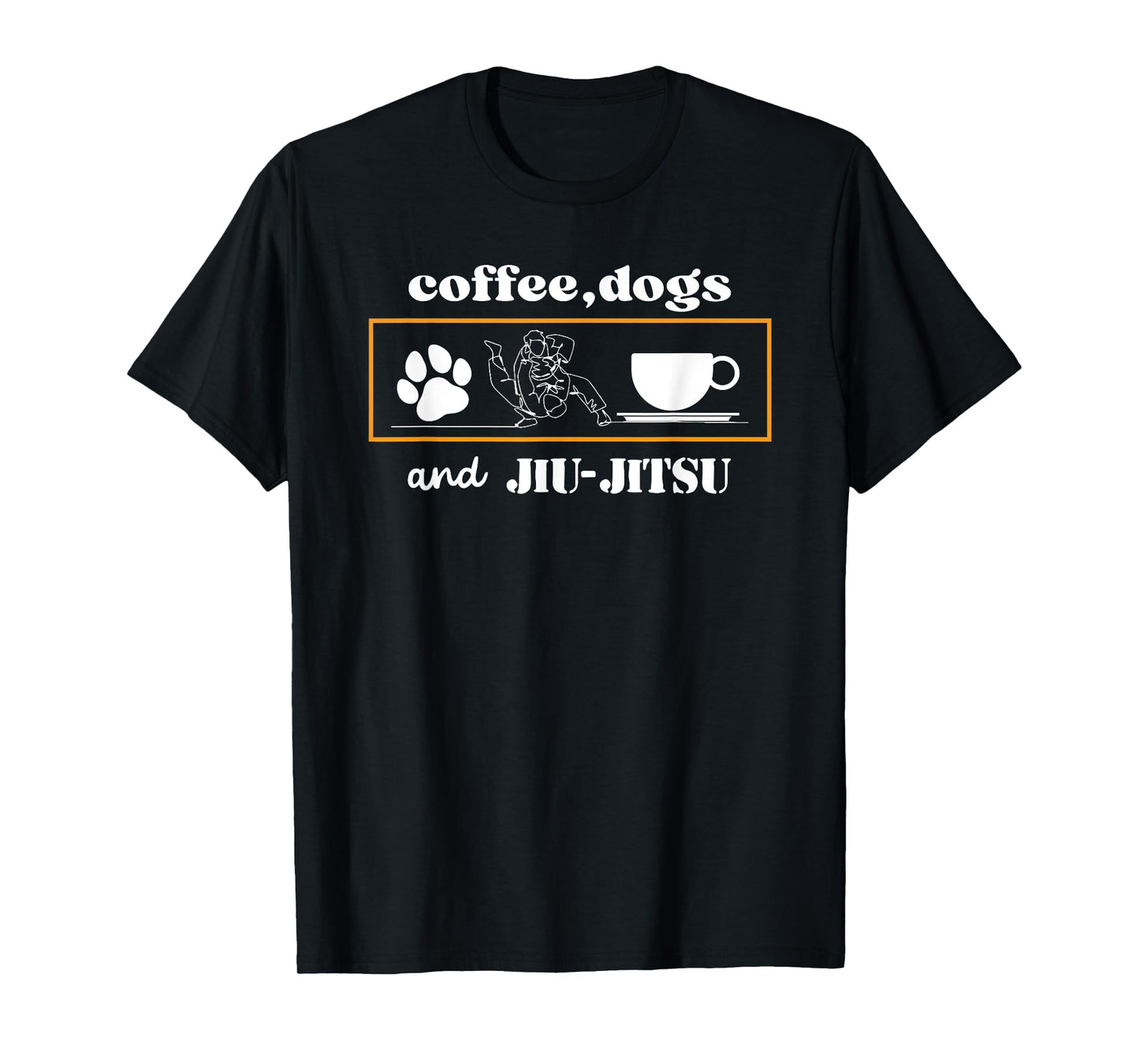BJJ Funny Coffee Dogs And Jiu Jitsu T-Shirt